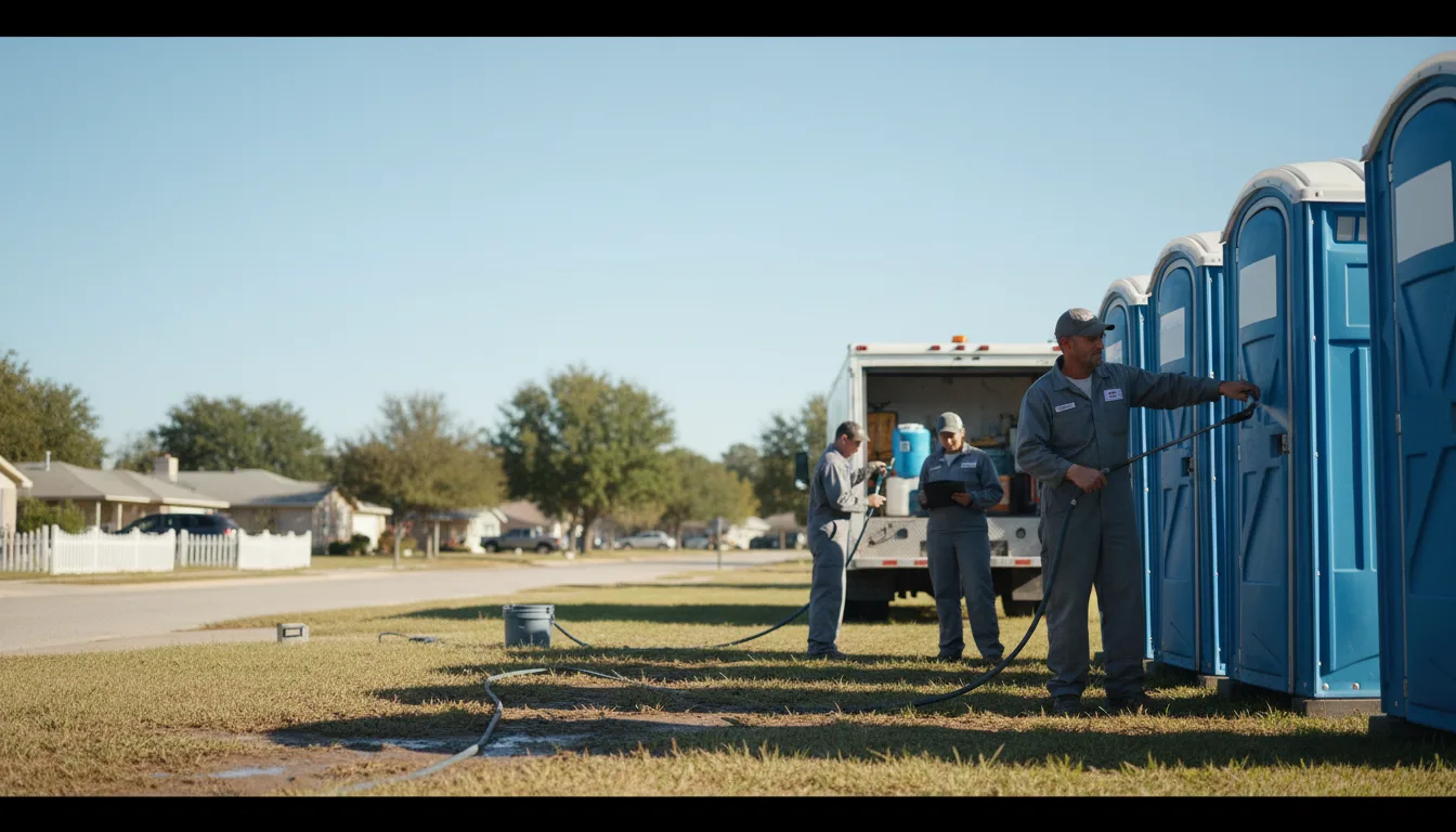 Long-Term Portable Toilet Rental in Sulphur, LA near me